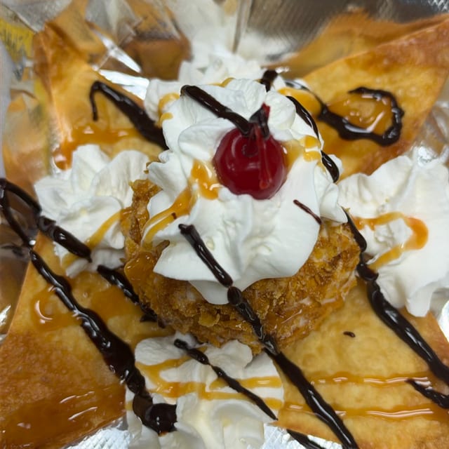 Fried ice cream.