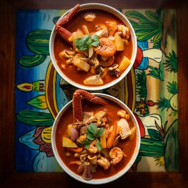 Sopa De Mariscos.