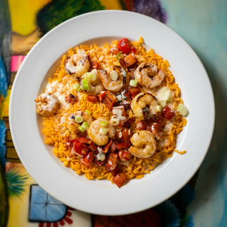 16.9 Arroz con camarones Dinner